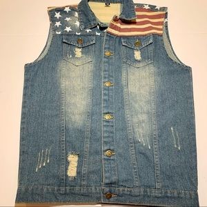 Vintage Women’s Jean Jacket Vest‎